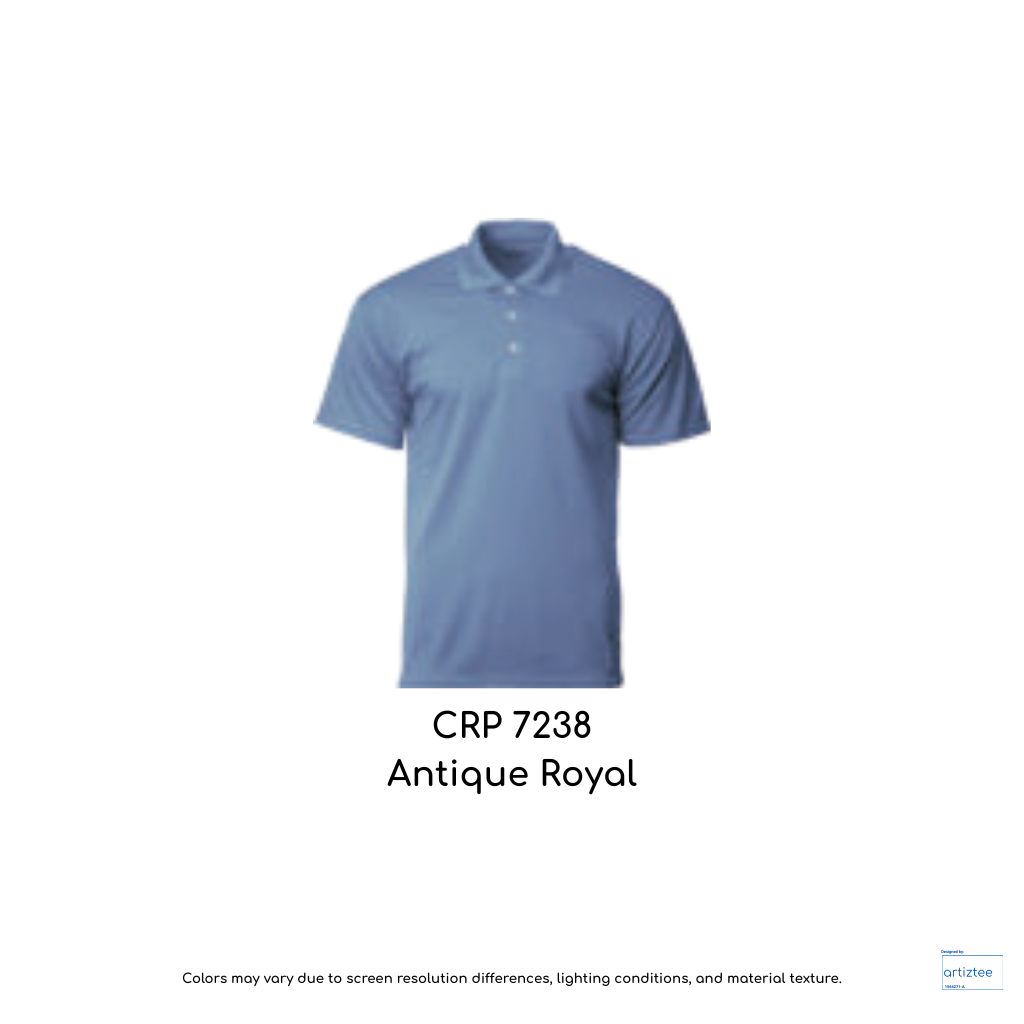 Polo COLtec Performance 160gsm Unisex Antique Royal CRP7238