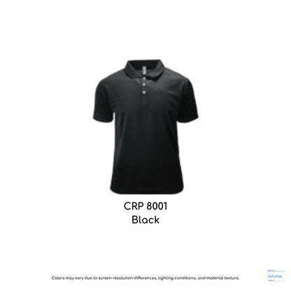 Polo DRYtec Performance Unisex 150gsm Black CRP8001