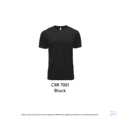 CRR7001 Black DRYtec Performance Tee Unisex 150gsm