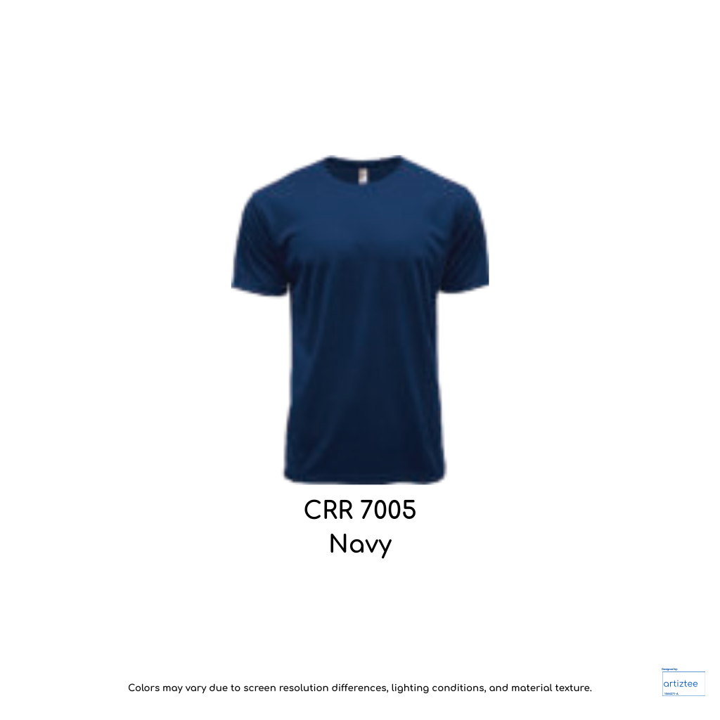 CRR7005 Navy DRYtec Performance Tee Unisex 150gsm