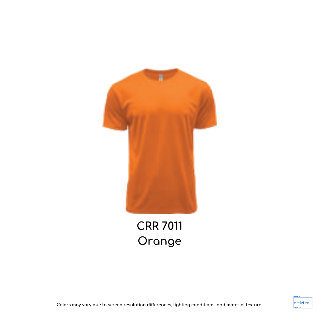 CRR7011 Orange DRYtec Performance Tee Unisex 150gsm