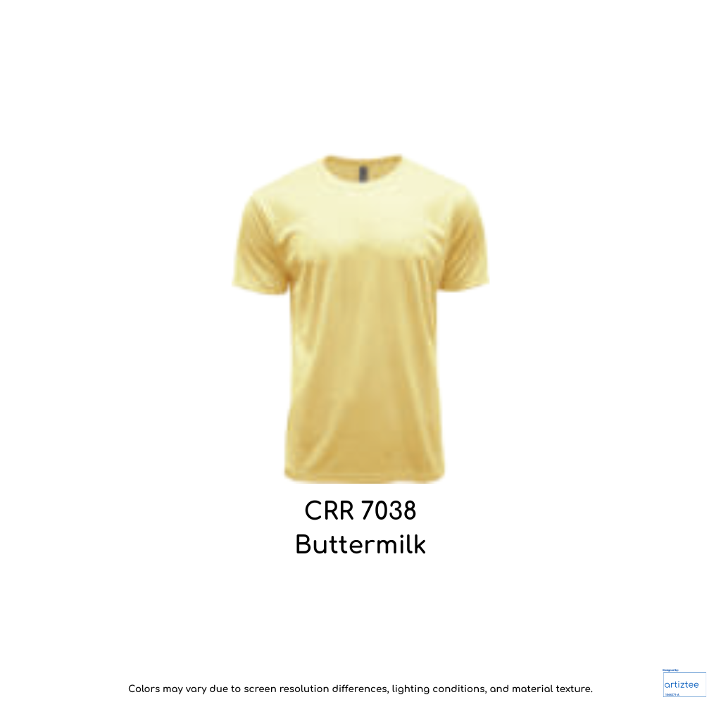 CRR7038 Buttermilk DRYtec Performance Tee Unisex 150gsm
