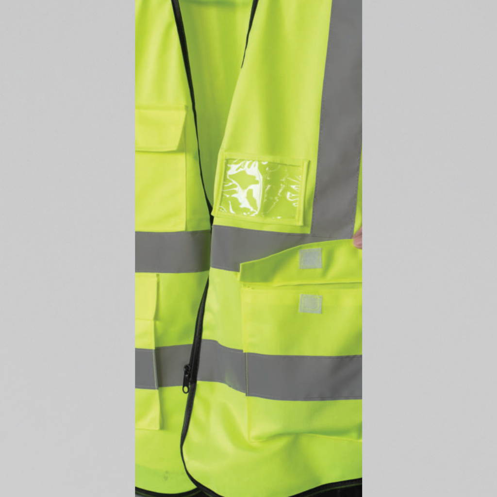 CRSV3100 vest reflective safety pocket 120gsm Artiztee