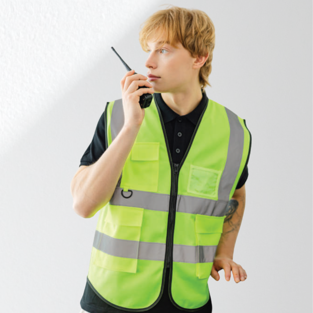 CRSV3100 vest reflective safety pocket 120gsm Artiztee