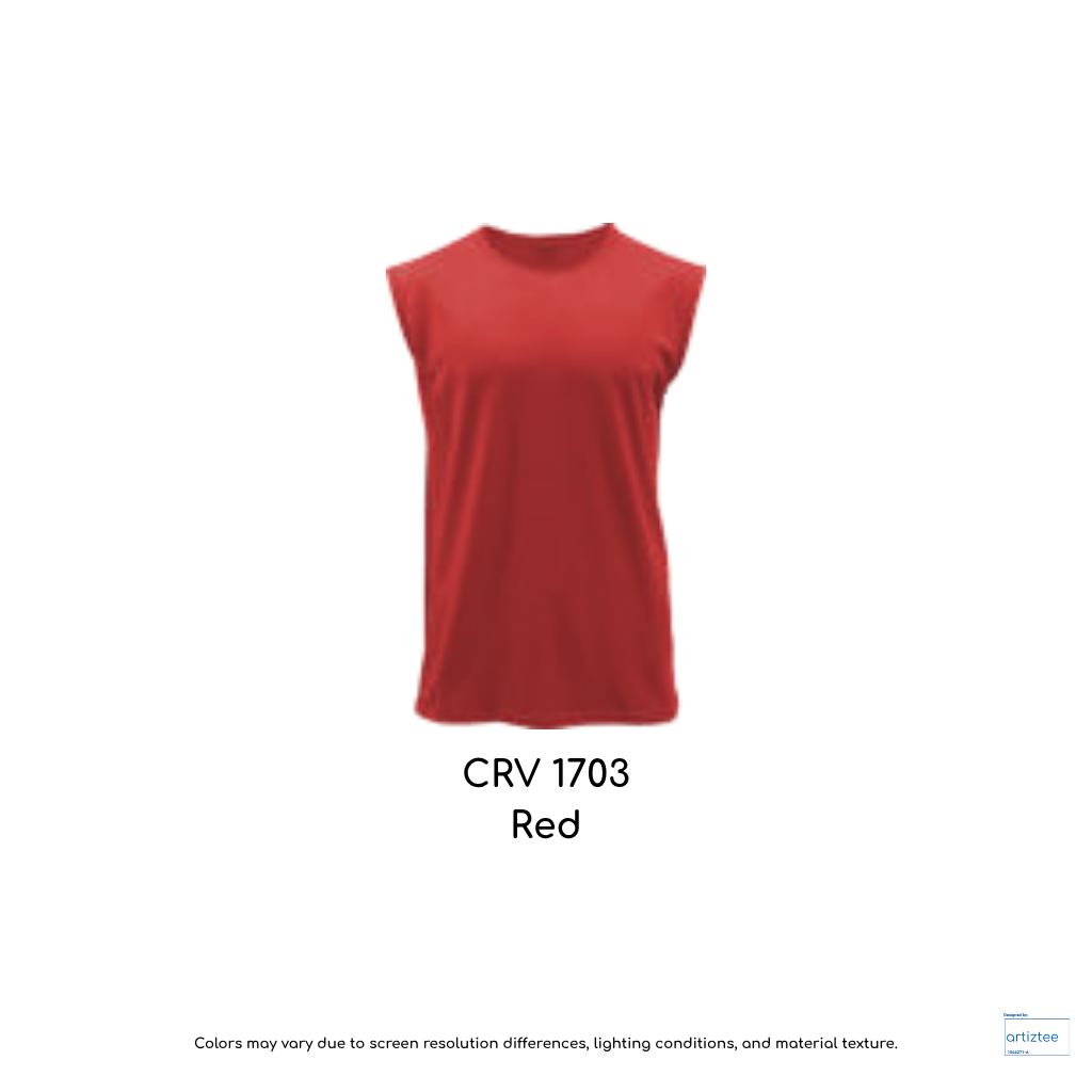 CRV1703 Vigor Unisex Vest 160gsm Red