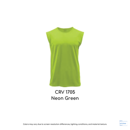 CRV1705 Vigor Unisex Vest 160gsm Neon Green