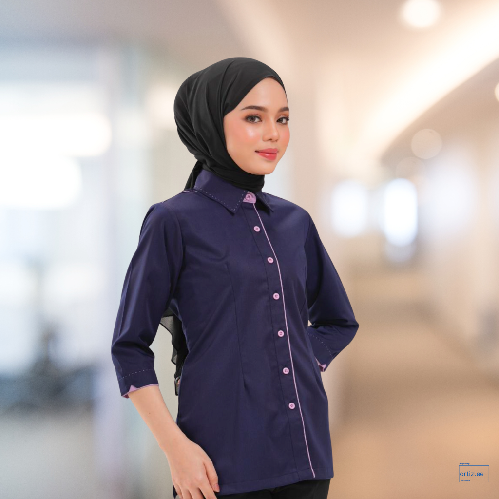 Corporate Uniform Female Long Sleeves FC-932 Navy