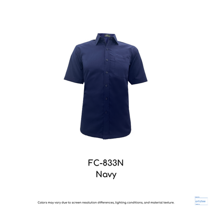 Corporate Uniform Unisex Short Sleeves FC-833N Navy