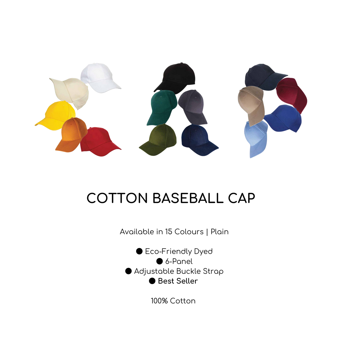 Custom Cap - Cotton Baseball Cap