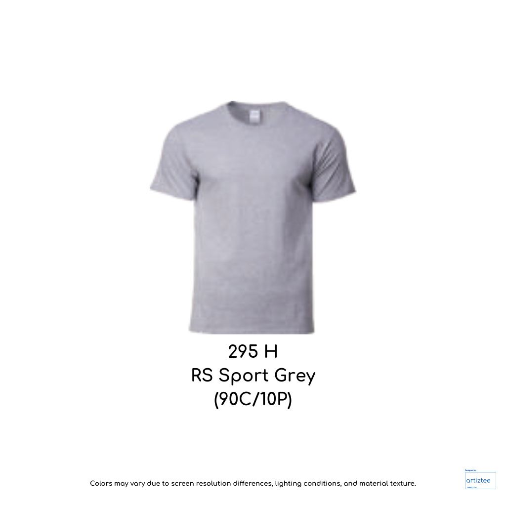 Heavyweight T-Shirt Unisex 210gsm RS Sport Grey 295H HA00