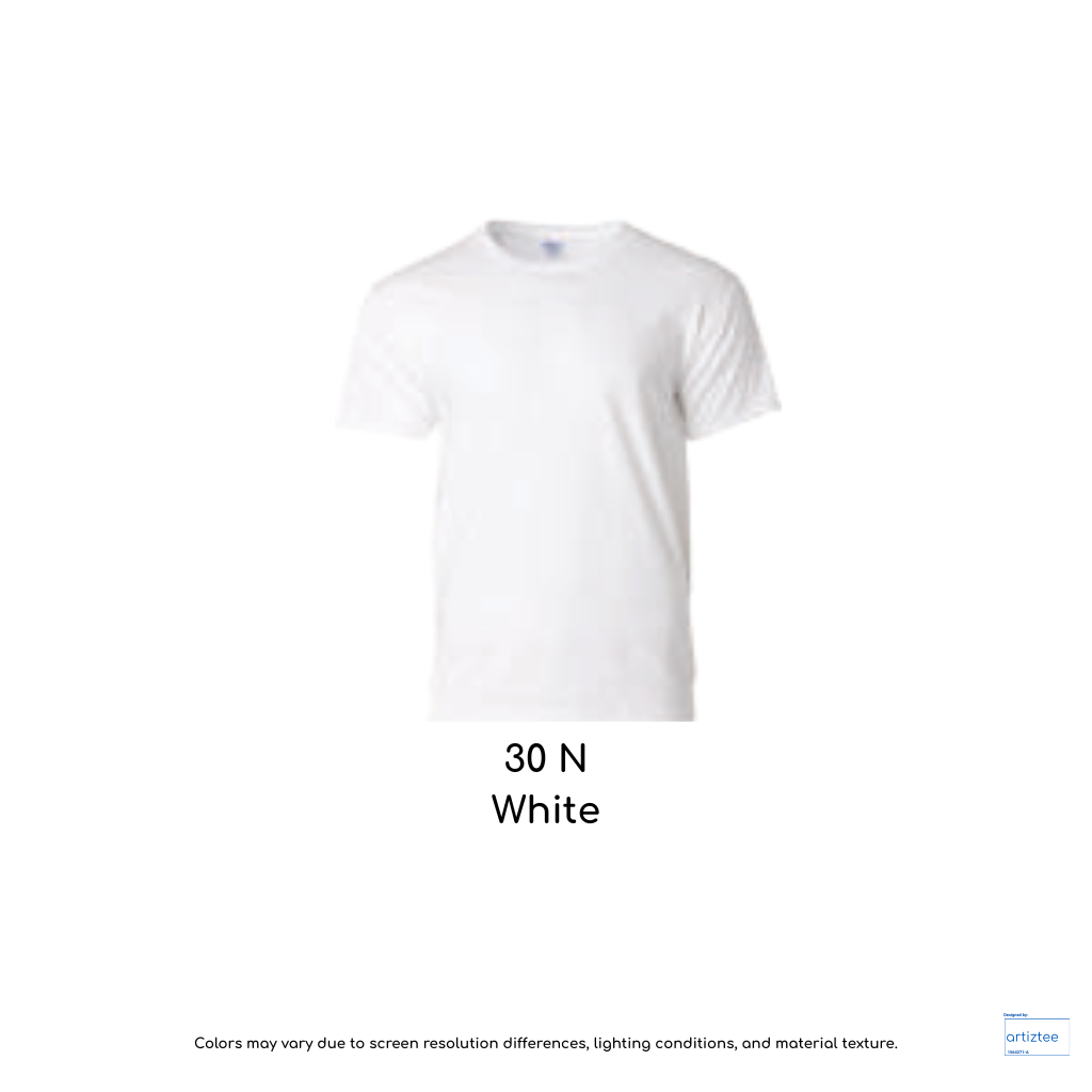 Heavyweight T-Shirt Unisex 210gsm White 30N HA00
