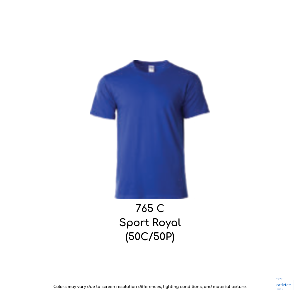 Heavyweight T-Shirt Unisex 210gsm Sport Royal 765C HA00