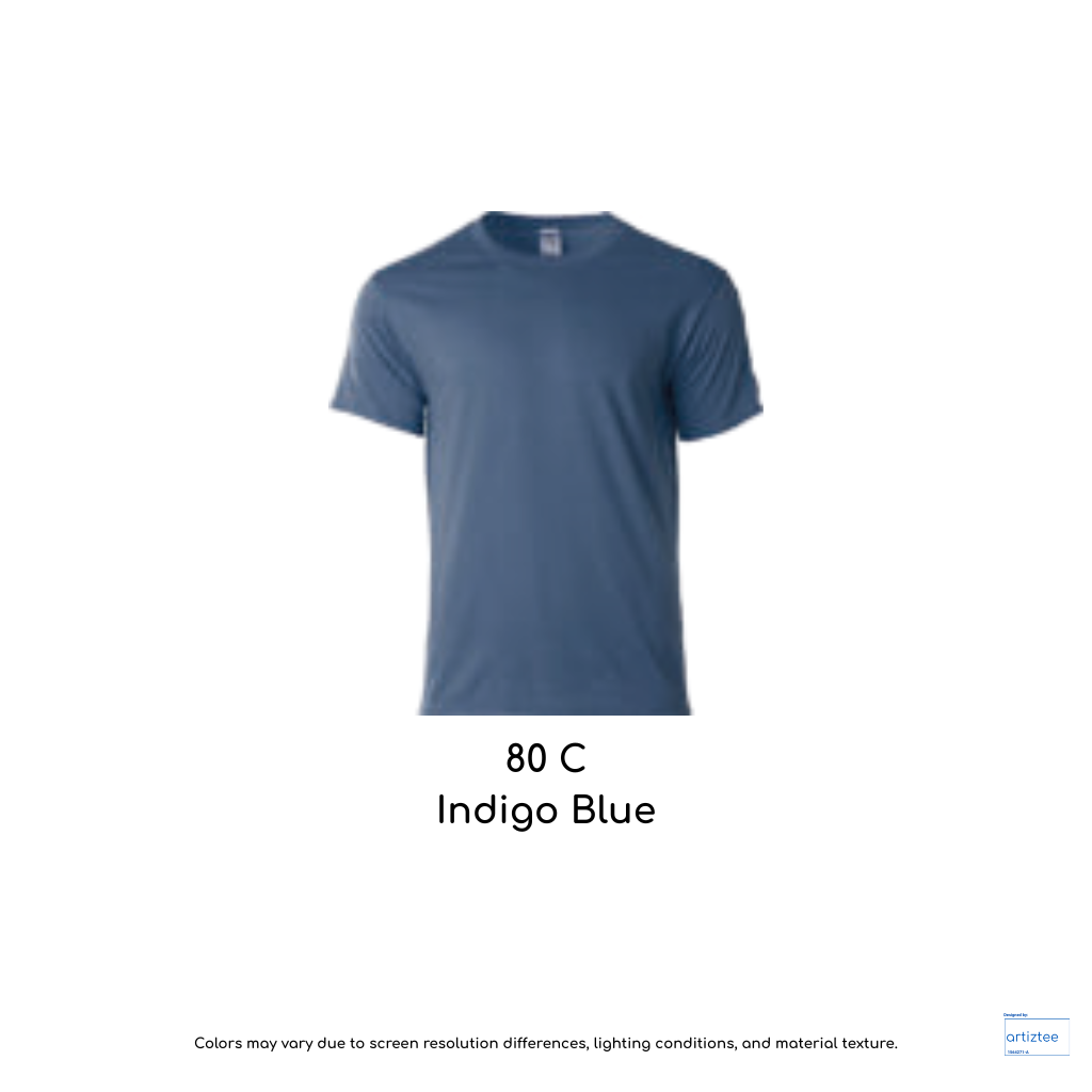 Heavyweight T-Shirt Unisex 210gsm Indigo Blue 80C HA00