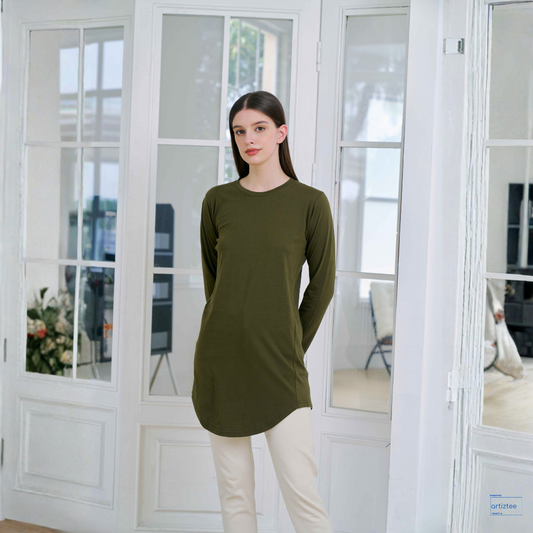 Muslimah T-Shirt Cotton Round Neck - 180gsm | MC01 | Artiztee