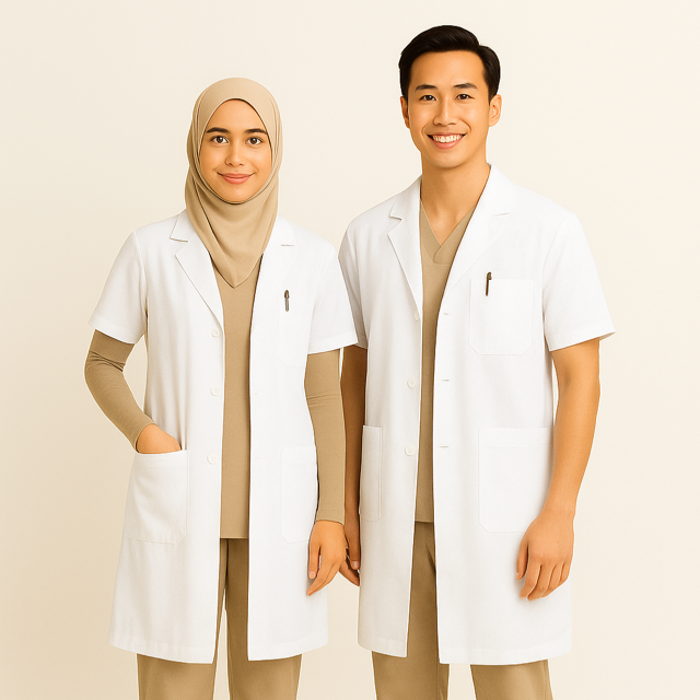 Medical Lab White Coat - Artiztee