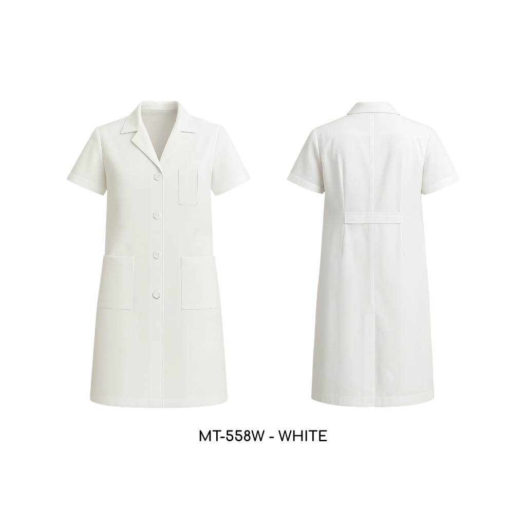 Medical Lab White Coat - Unisex - MT-558W Artiztee