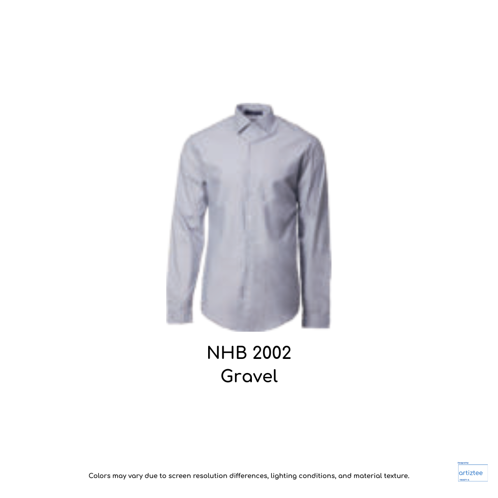 NHB2002 Cotton Rayon Shirt Unisex 120gsm Gravel
