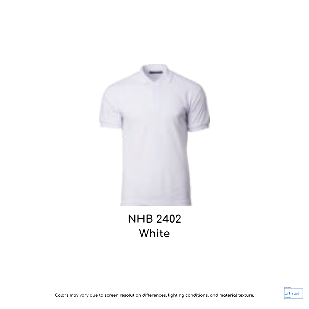 Polo Shirt Soft-Touch Unisex 220gsm | White | NHB2402