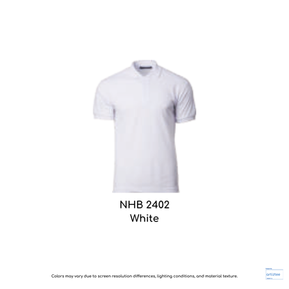 Polo Shirt Soft-Touch Unisex 220gsm | White | NHB2402