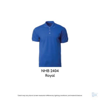 Polo Shirt Soft-Touch Unisex 220gsm | Royal | NHB2404