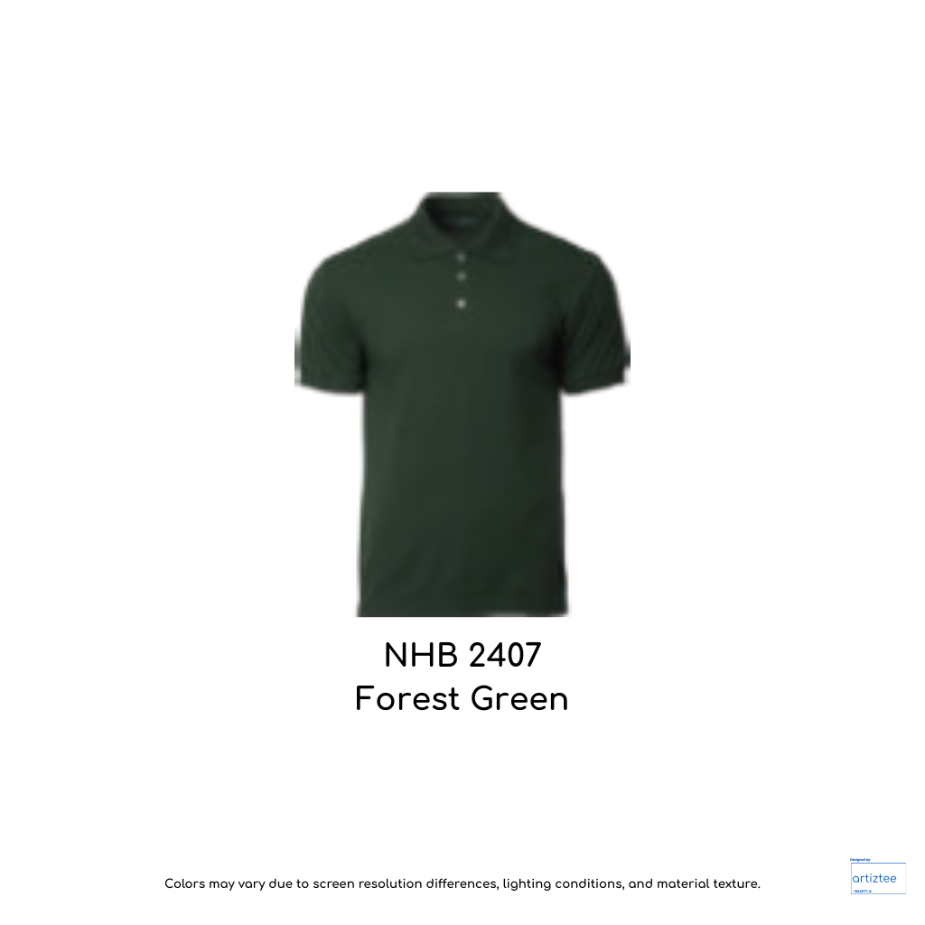 Polo Shirt Soft-Touch Unisex 220gsm | Forest Green | NHB2407