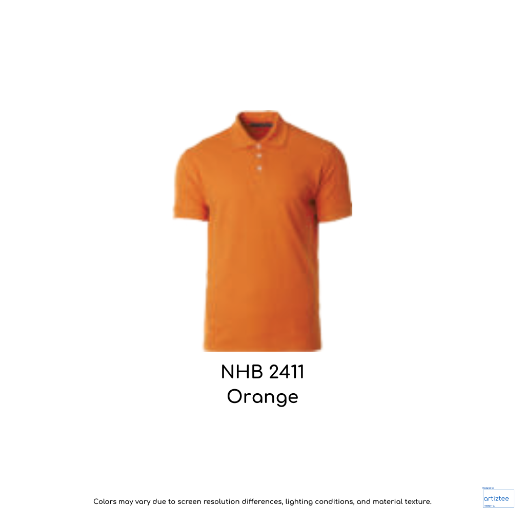 Polo Shirt Soft-Touch Unisex 220gsm | Orange | NHB2411