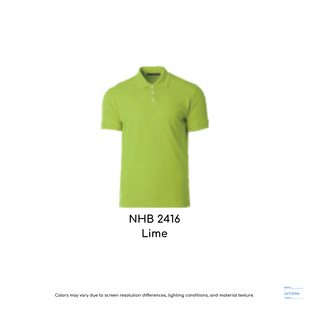 Polo Shirt Soft-Touch Unisex 220gsm | Lime | NHB2416