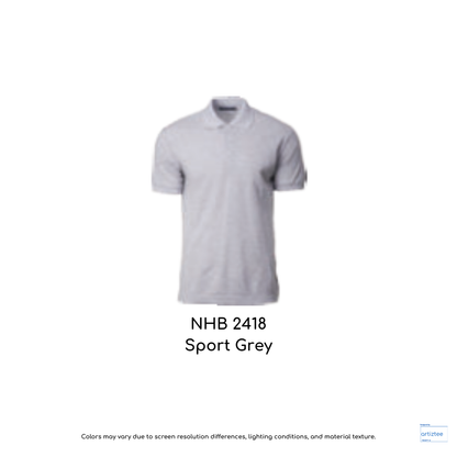 Polo Shirt Soft-Touch Unisex 220gsm | Sport Grey | NHB2418
