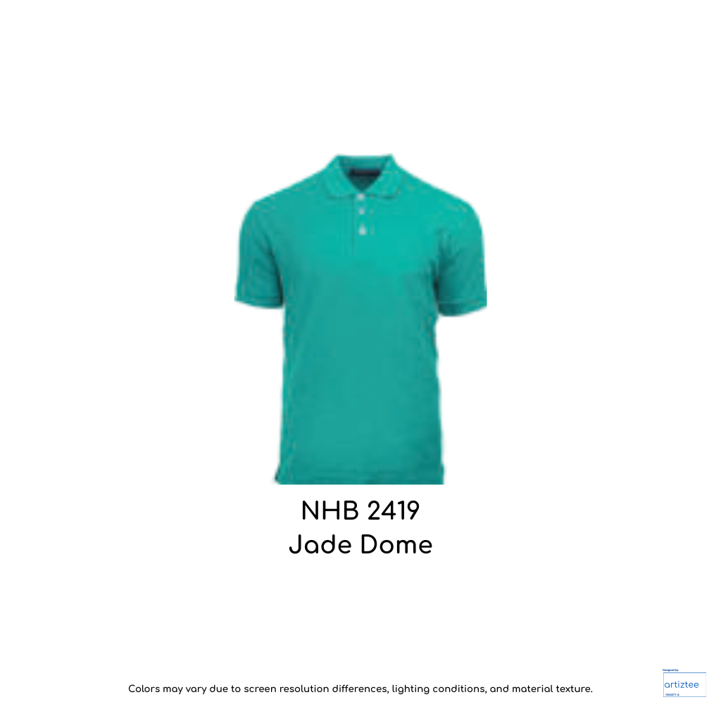 Polo Shirt Soft-Touch Unisex 220gsm | Jade Dome | NHB2419