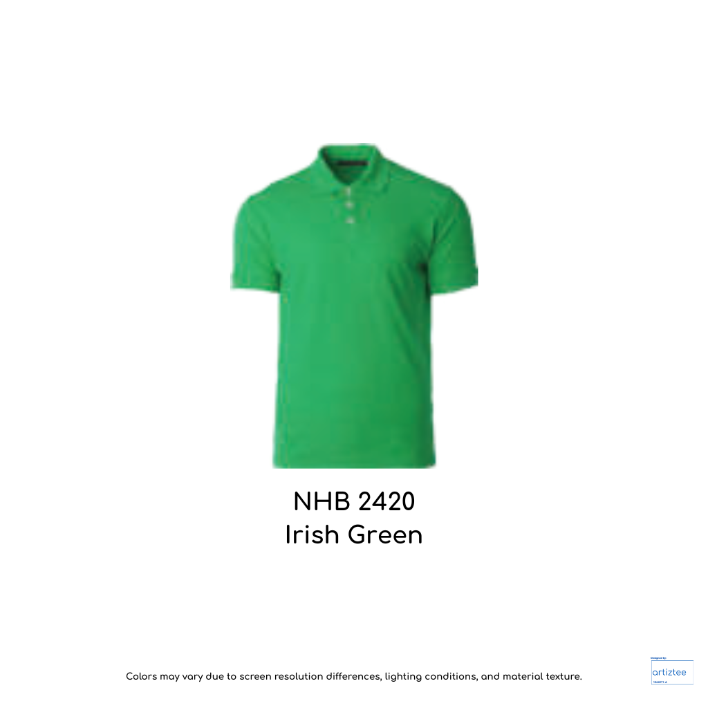Polo Shirt Soft-Touch Unisex 220gsm | Irish Green | NHB2420