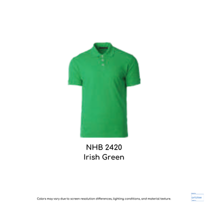 Polo Shirt Soft-Touch Unisex 220gsm | Irish Green | NHB2420