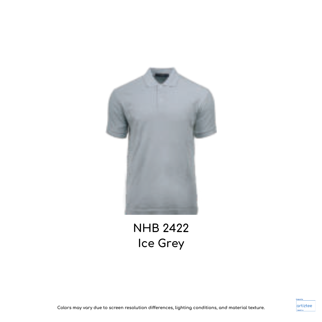 Polo Shirt Soft-Touch Unisex 220gsm | Ice Grey | NHB2422