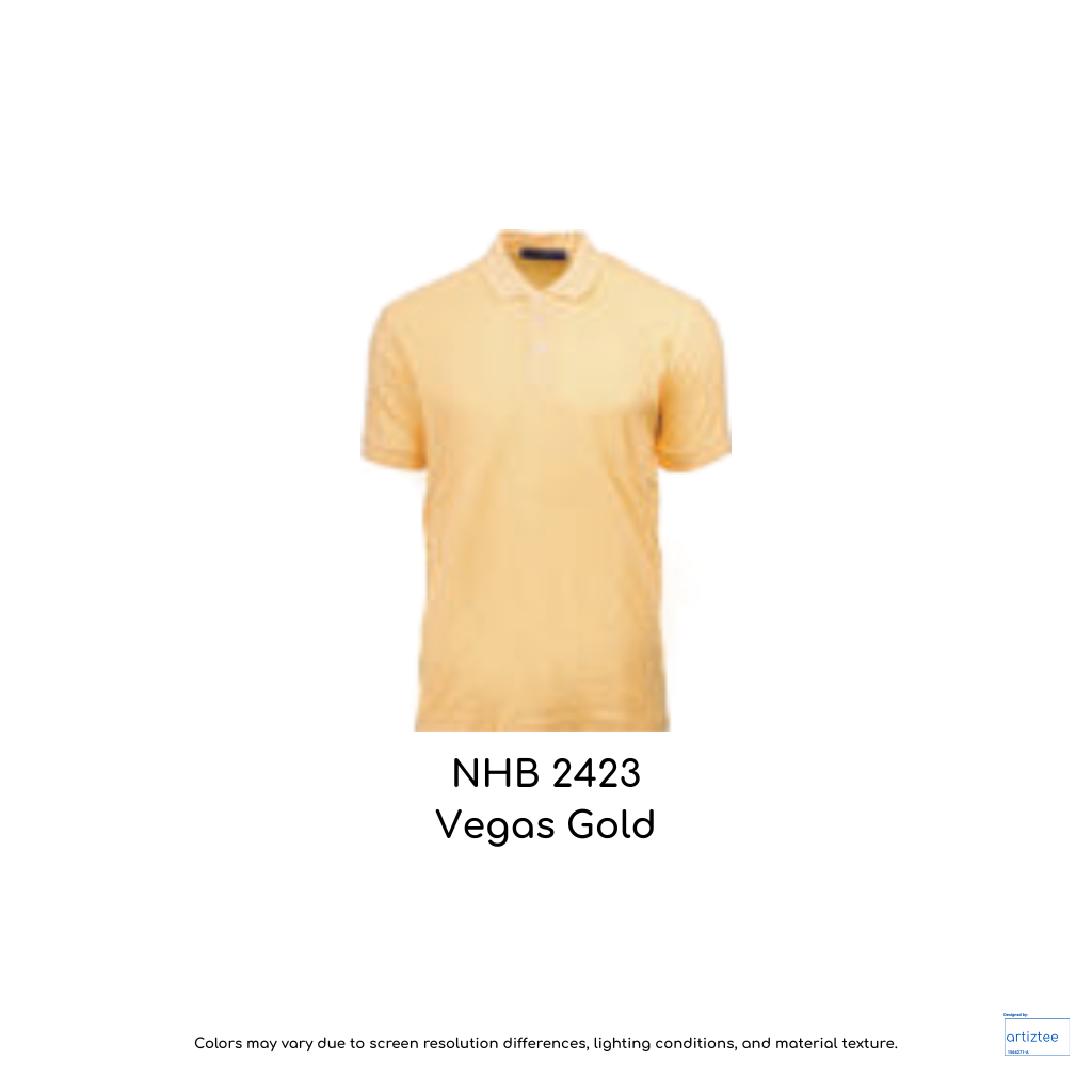 Polo Shirt Soft-Touch Unisex 220gsm | Vegas Gold | NHB2423