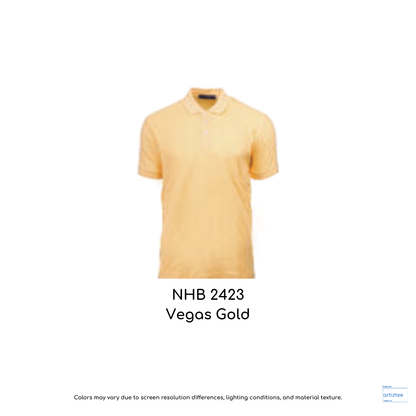 Polo Shirt Soft-Touch Unisex 220gsm | Vegas Gold | NHB2423