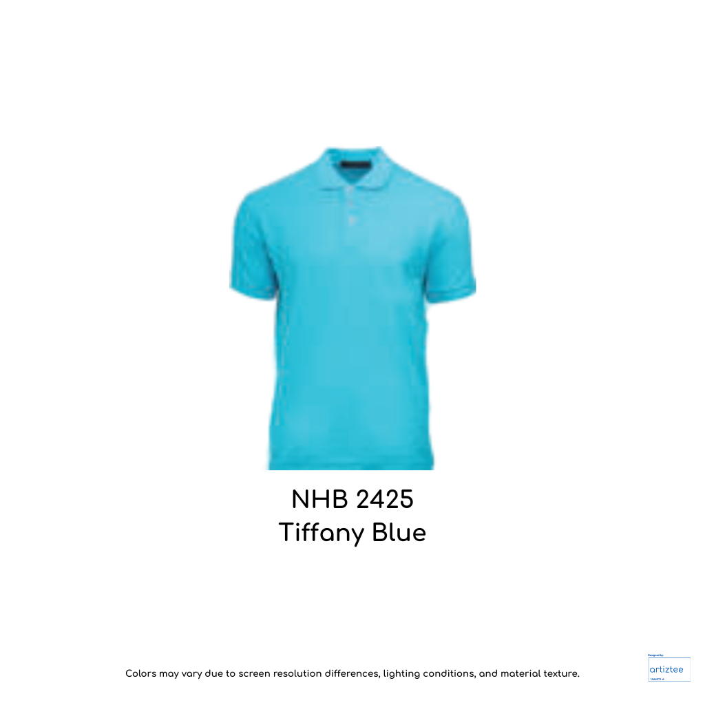 Polo Shirt Soft-Touch Unisex 220gsm | Tiffany Blue | NHB2425
