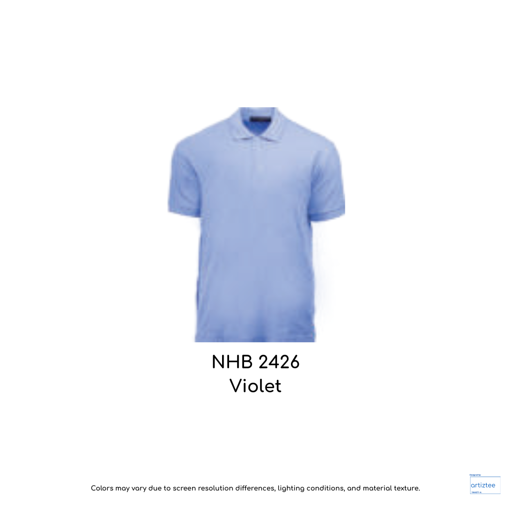 Polo Shirt Soft-Touch Unisex 220gsm | Violet | NHB2426
