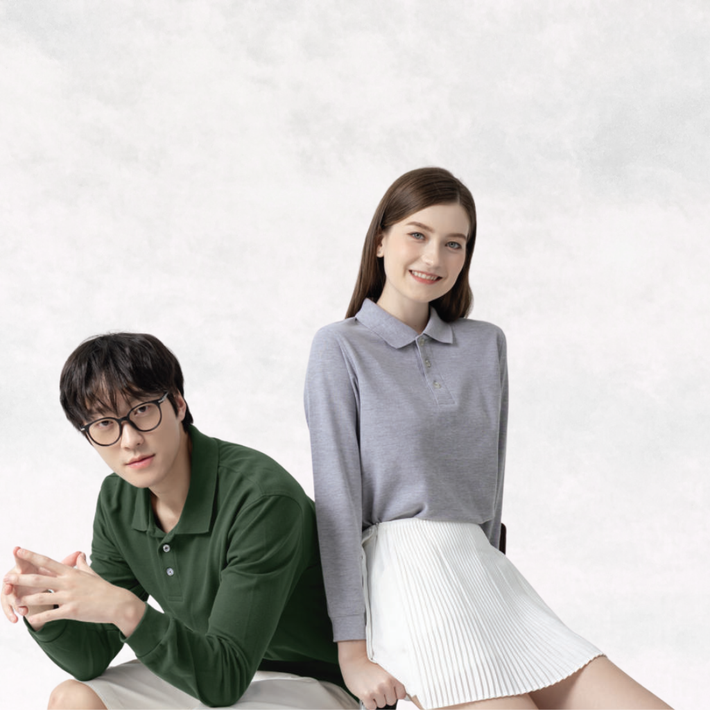 Polo Long Sleeve Soft-touch Unisex 220gsm NHB24400 Artiztee