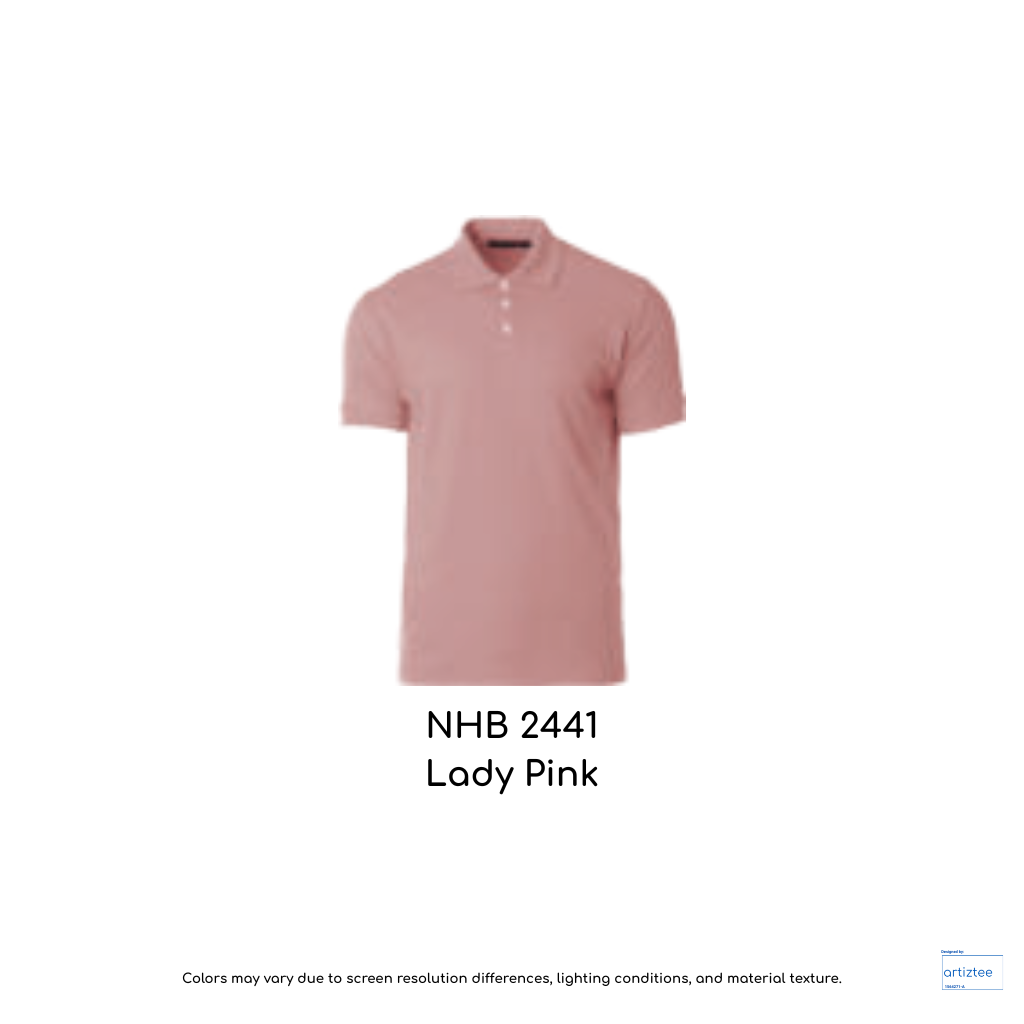 Polo Shirt Soft-Touch Unisex 220gsm | Lady Pink | NHB2441