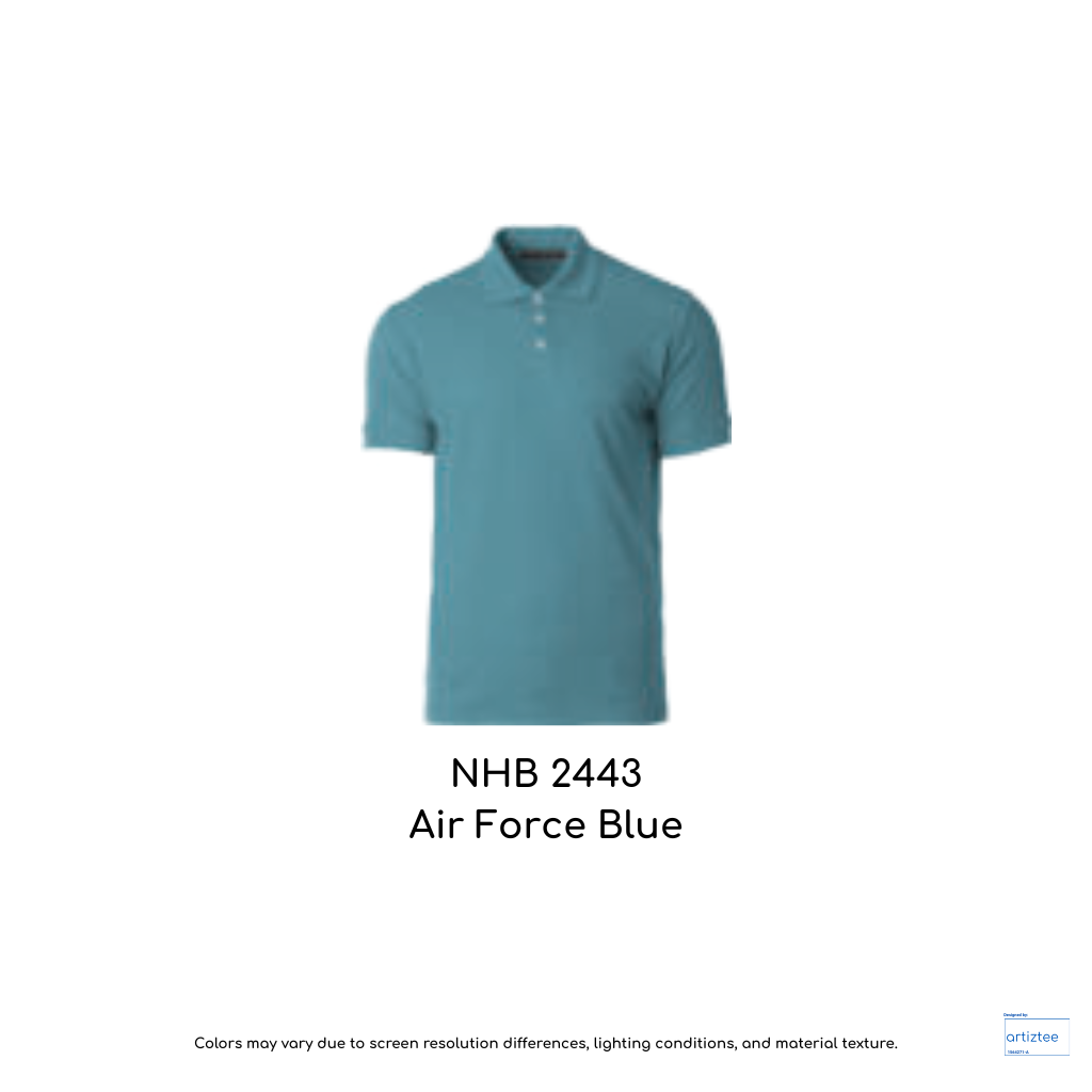 Polo Shirt Soft-Touch Unisex 220gsm | Air Force Blue | NHB2443