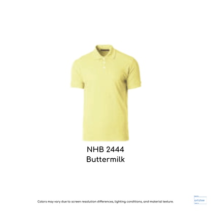 Polo Shirt Soft-Touch Unisex 220gsm | Buttermilk | NHB2444