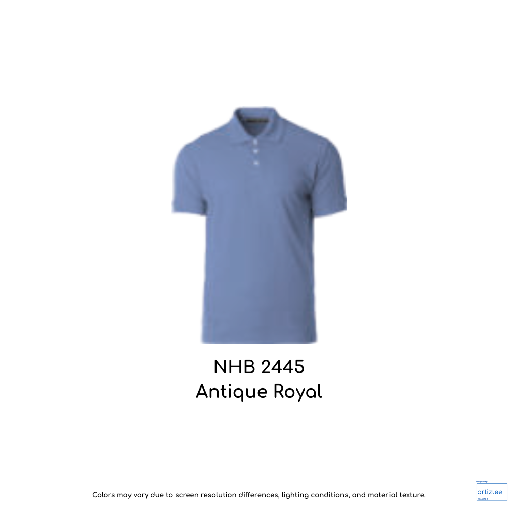 Polo Shirt Soft-Touch Unisex 220gsm | Antique Royal | NHB2445