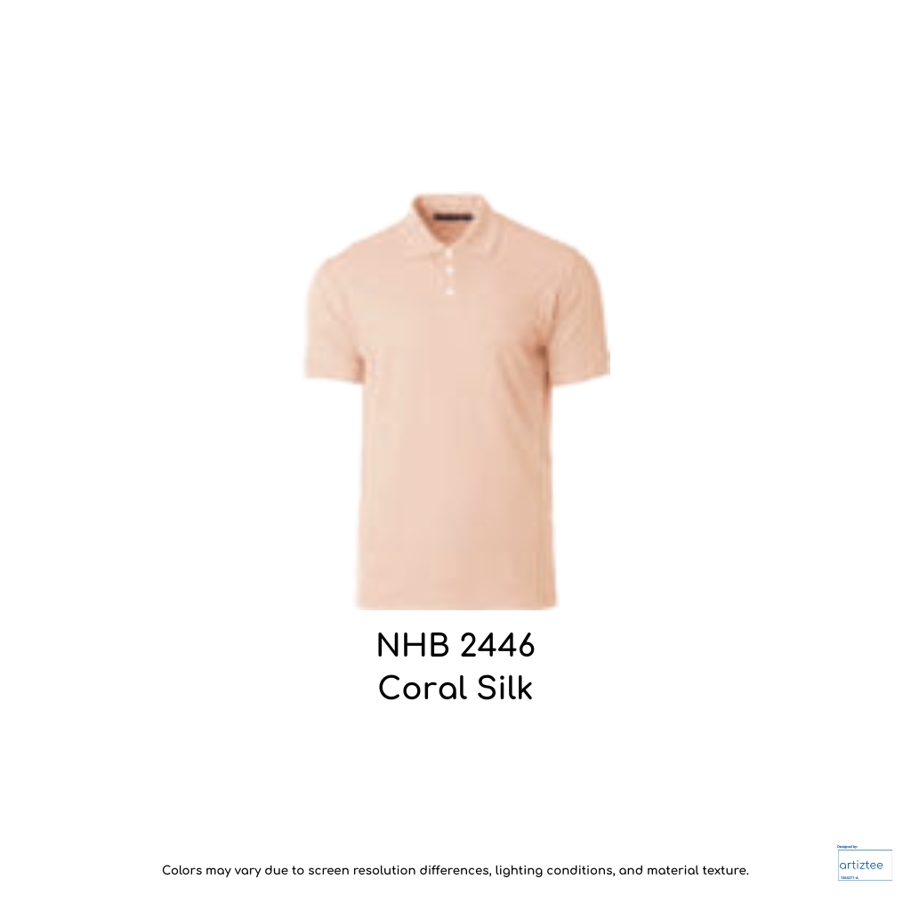 Polo Shirt Soft-Touch Unisex 220gsm | Coral Silk | NHB2446