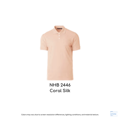 Polo Shirt Soft-Touch Unisex 220gsm | Coral Silk | NHB2446