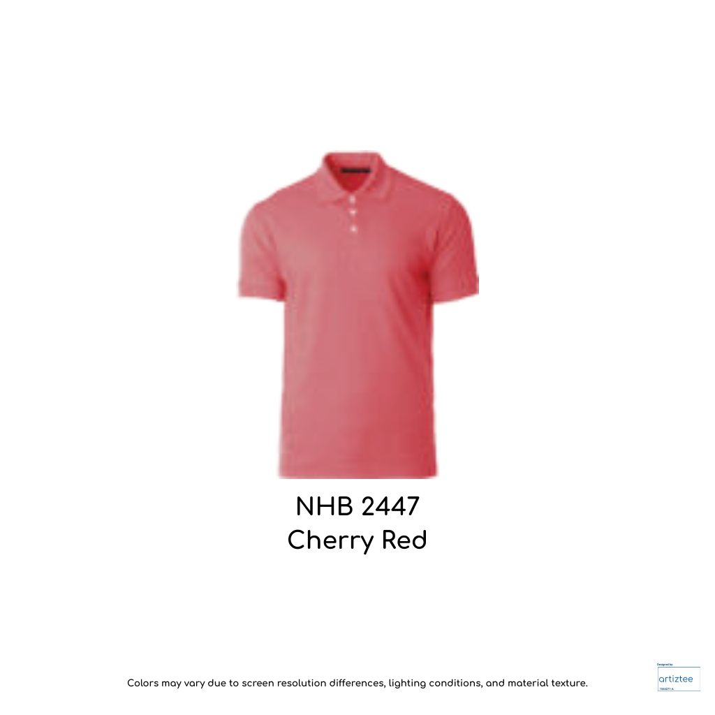 Polo Shirt Soft-Touch Unisex 220gsm | Cherry Red | NHB2447