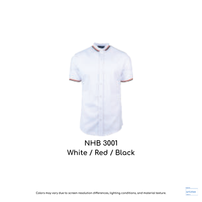 Shirt Cyril Unisex 150gsm NHB3001 White Red Black