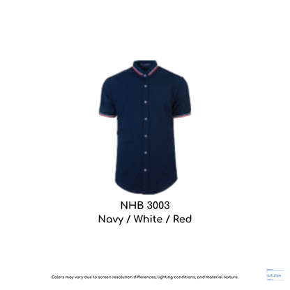 Shirt Cyril Unisex 150gsm NHB3003 Navy White Red