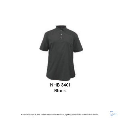 NHB3401 Black Shirt - Charms Short Sleeve Unisex 120gsm