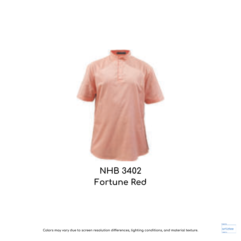 NHB3402 Fortune Red Shirt - Charms Short Sleeve Unisex 120gsm
