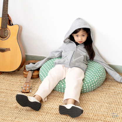 Kid Hoodie Full Zip - Unisex | Sport Grey Model | NHH1200B | Artiztee