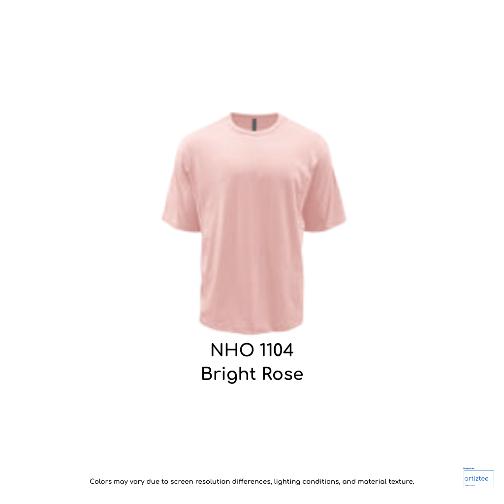Oversized T-Shirt Dynamite Crew Neck Unisex Bright Rose | NHO1104